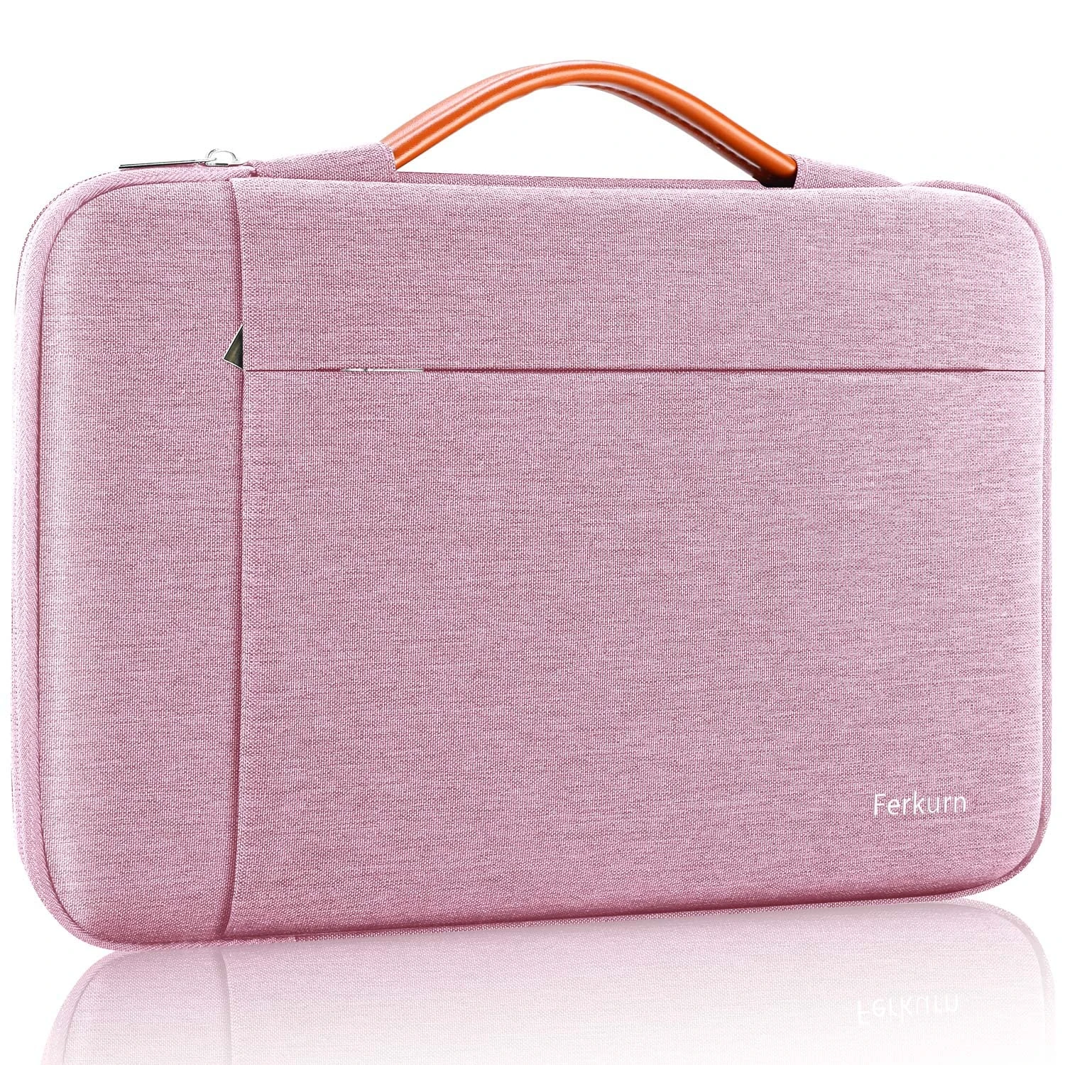 Ferkurn Laptop Case Sleeve 14 Inch Compatible with 14" MacBook Pro M4/M3/M2/M1, HP Pavilion Chromebook 14A EliteBook X360 Probook, ASUS Vivobook,Lenovo Ideapad,Acer, Slim Carrying Computer Bag, Pink