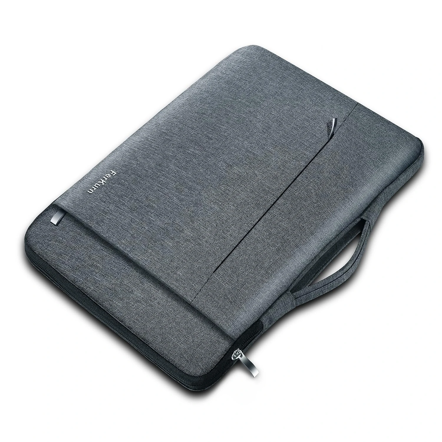 Ferkurn Laptop Case Sleeve 15 15.6 16 Inch Laptop Bag Cover Compatible with 15"/16" MacBook Pro/Air M4/M3/M2/M1, Surface 6/5/4 Book 3/2, HP Pavilion, XPS 15, Lenovo, Acer, ASUS, Samsung, Grey