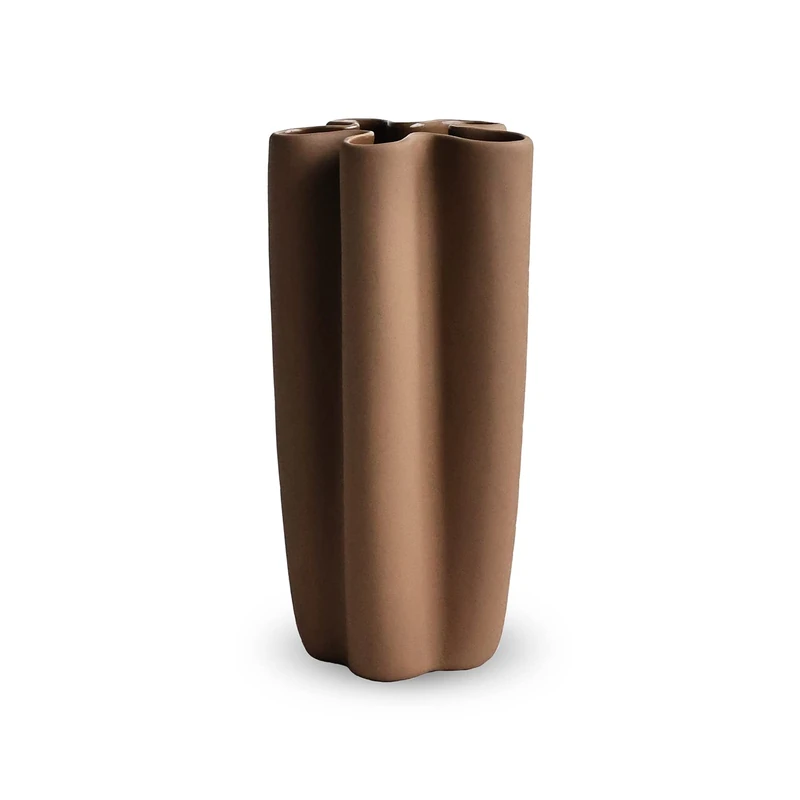 Cooee Design Tulipa Vase 30 cm Hazelnut Ceramic Tulip Vase Hazelnut Colour