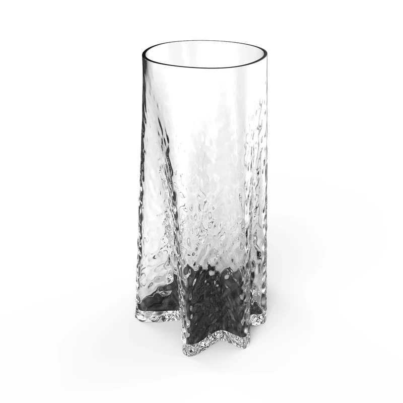 Cooee Design Gry Vase 30 cm Clear Glass Tulip Vase