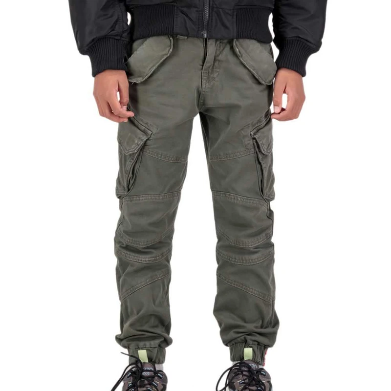 Alpha Industries Combat Casual Trousers for Kids and Teens Greyblack
