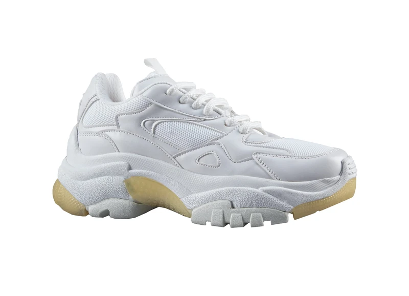 Piccola Lala Women's ES-PL-RB-000148 Sneaker, White, 5 UK