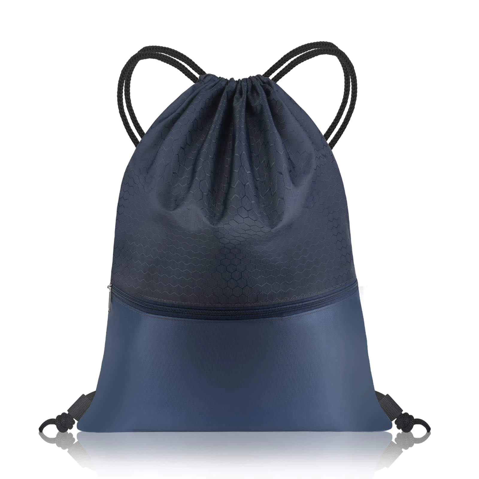 flintronic Drawstring Gym Bags, Waterproof Swimming Bag Sport Gym Sack, Large PE Bag Swim String Backpack with Zipper for School Sports Beach Holiday Travel - Kids & Adults