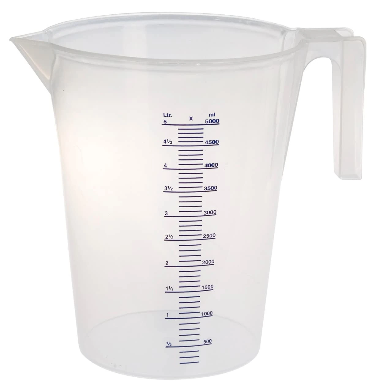 Heavy Duty Measuring Jug 5 litres Lightweight Strong Durable
