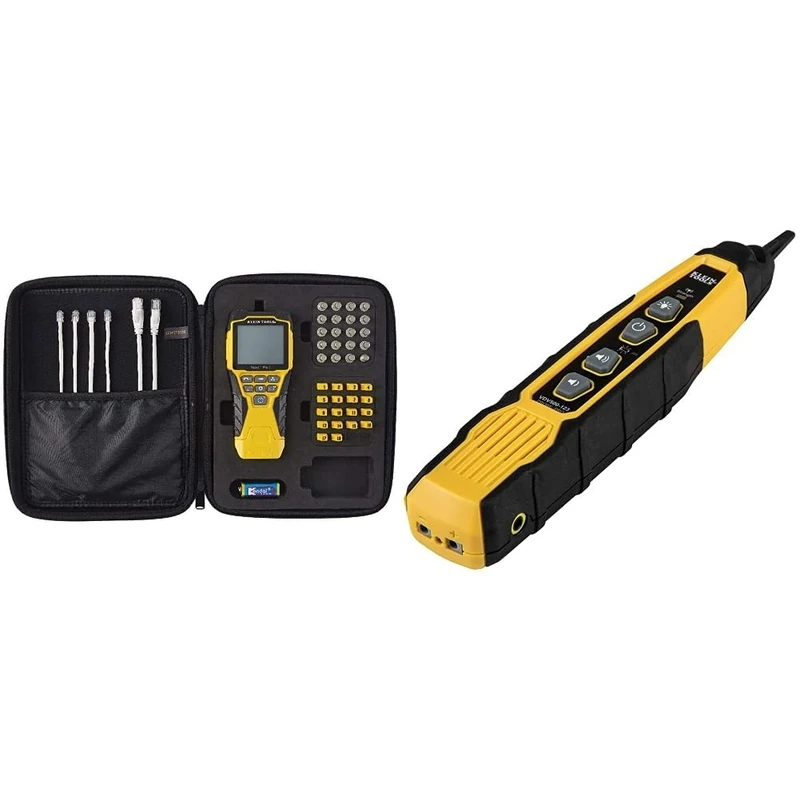 KLEIN TOOLS VDV501-852 Cable Testers & Cable Tracer Probe-Pro Tracing Probe with Replaceable Non-Metallic, Conductive Tip and a Light for Use in Dark Spaces Klein Tools VDV500-123