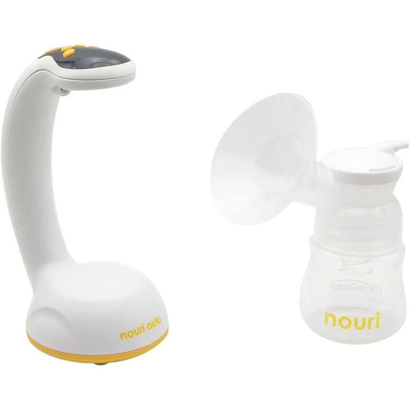 TensCare Nouri Auto – Single Electric Breast Pump. Portable Breast Pump with BPA Free Materials Used. 3 Modes to Help Extract Milk. Includes 2 150ml Feeding Bottles., Clear
