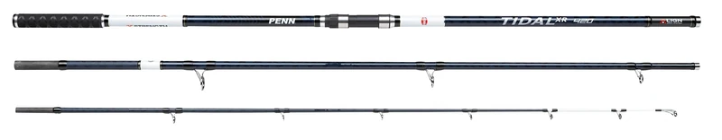 PENN Tidal XR Beach Caster Rod | High Modulus 30T/40T Carbon Surfcasting Rod with X-Wrap Technology | Fuji O Guides | Extreme Distance Casting for Fixed Spool & Conventional Reels | 4.80m