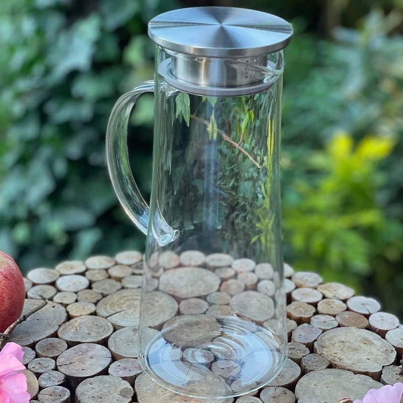 High Jug • Borosilicate Glass Jug • Capacity 1500 ml • Tea Soul