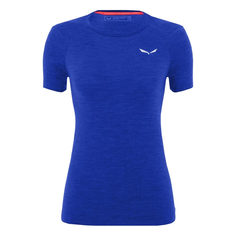 Salewa Zebru Fresh Merino Responsive T-Shirt Women, Electric, S, Female