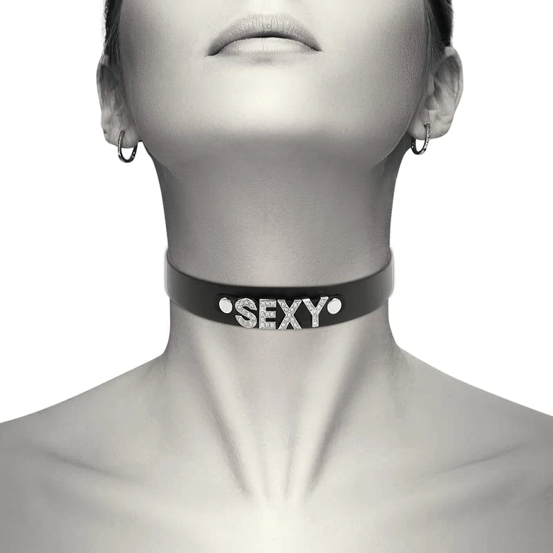 Coquette Chic Desire Choker Vegan Cuero – Sexy - Image 1