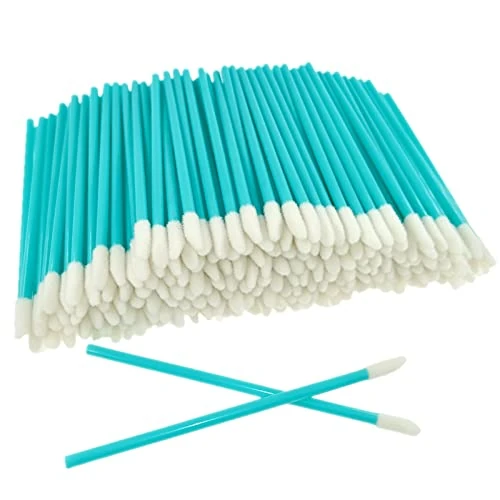 ZHIYE Lip Brushes, 200Pcs Blue Lip Brushes Make Up Brush Lipstick Lip Gloss Wands Applicator Tool Makeup Beauty Tool Kits