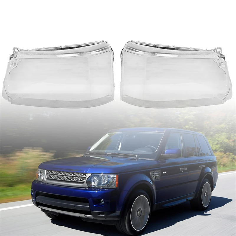 LABLT A Pair of Headlights Lens Cover Lampshade Replacement for Rover Range Rover Sport 2010-2013 (Passenger and Driver Side) - Image 1