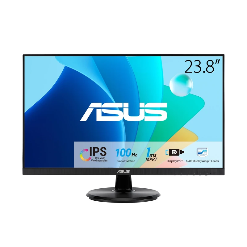 ASUS VA24DQFR écran plat de PC 60,5 cm (23.8") 1920 x 1080 pixels Full HD LCD Noir