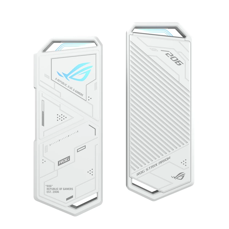 ASUS ROG Strix Arion White Edition Enceinte ssd Blanc M.2