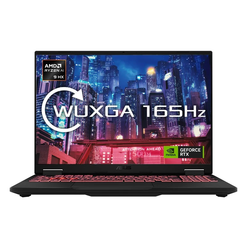 ASUS TUF A16 FA608WI 16.0' WQXGA 165Hz Gaming Laptop (AMD Ryzen AI 9 HX 370, NVIDIA GeForce RTX 4070, 32GB RAM, 1TB PCIe SSD, Windows 11 Home)