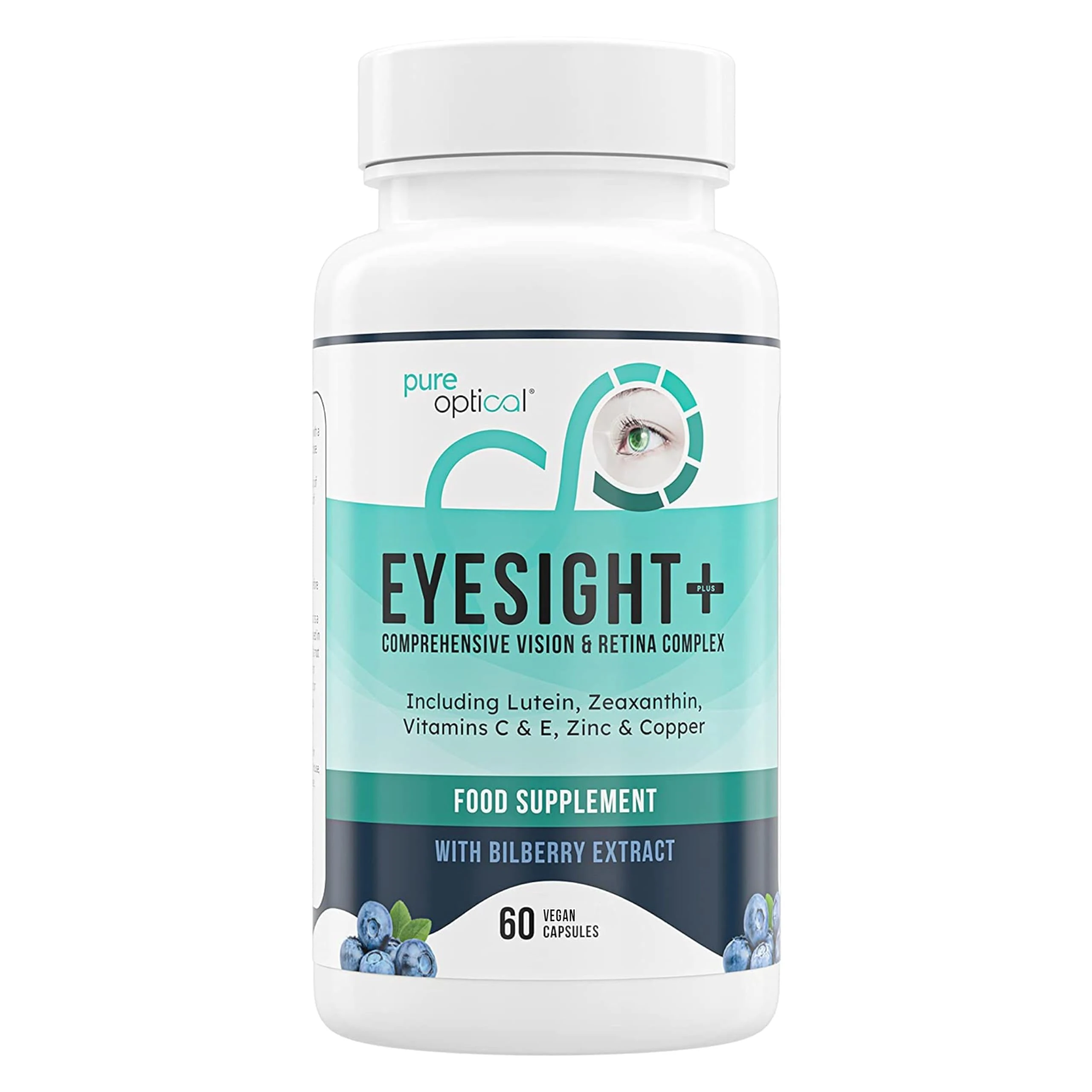 Eyesight Plus AREDS2 Eye Supplement - Eye Health Capsules with Lutein, Zeaxanthin & Bilberry (60-Day Supply)