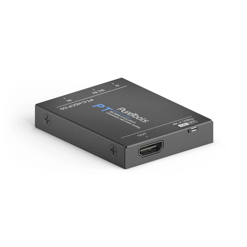PureTools HDCP Converter with Down-Scaling, HDCP 2.3 to HDCP 1.4, 4K Scaling to 1080p, 4K (60Hz 4:4:4) and HDR10 Support, HDMI 2.0 - Image 1