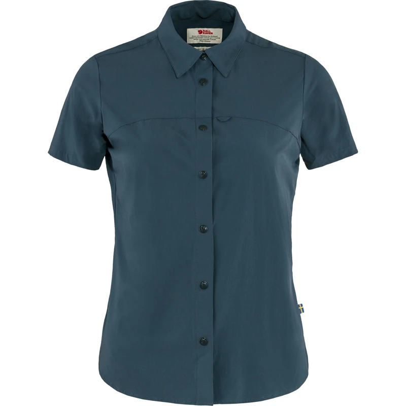 Fjallraven 87037-560 High Coast Lite Shirt SS W Shirt Women's Navy Size L