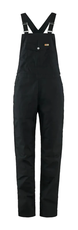 Fjallraven 87030-550 Vardag Dungaree Trousers W Pants Women's Black Size S