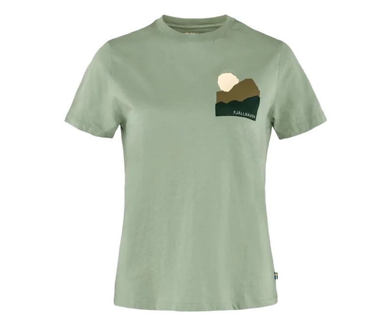 Fjallraven 84787-516 Nature T-Shirt W T-Shirt Women's Sage Green Size XXS