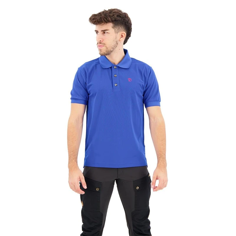 Fjallraven 81783-538 Crowley Pique Shirt M T-Shirt Men's Alpine Blue Size XXXL