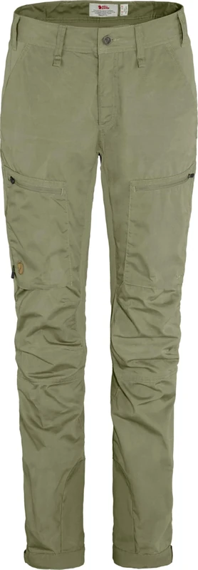 Fjallraven 89583S-622 Abisko Lite Trekking TRS W Short Pants Women's Light Olive Size 40