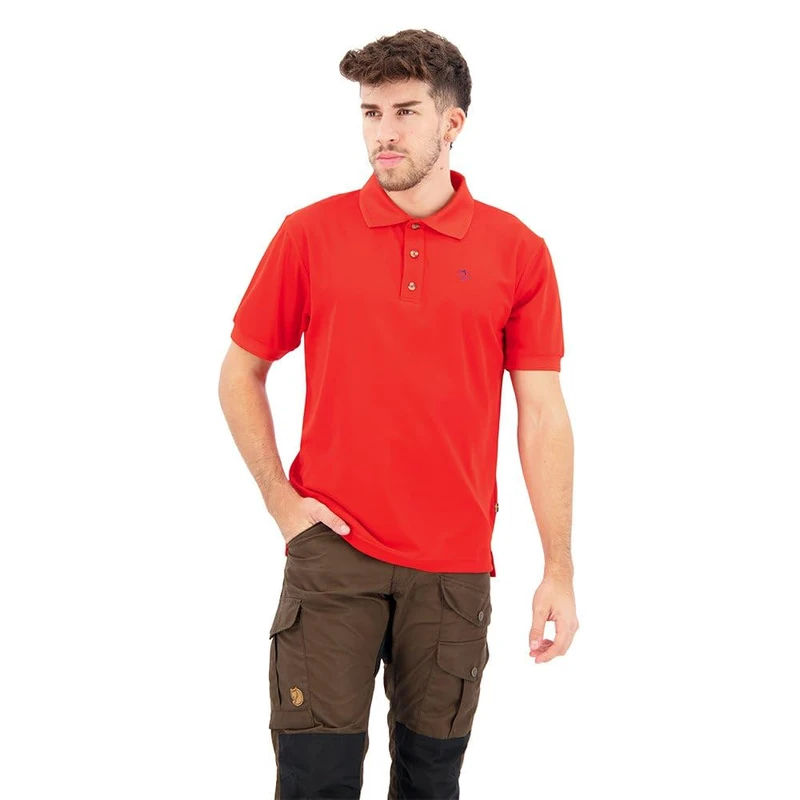 Fjallraven 81783-334 Crowley Pique Shirt M Shirt Men's True Red Size L - Image 1
