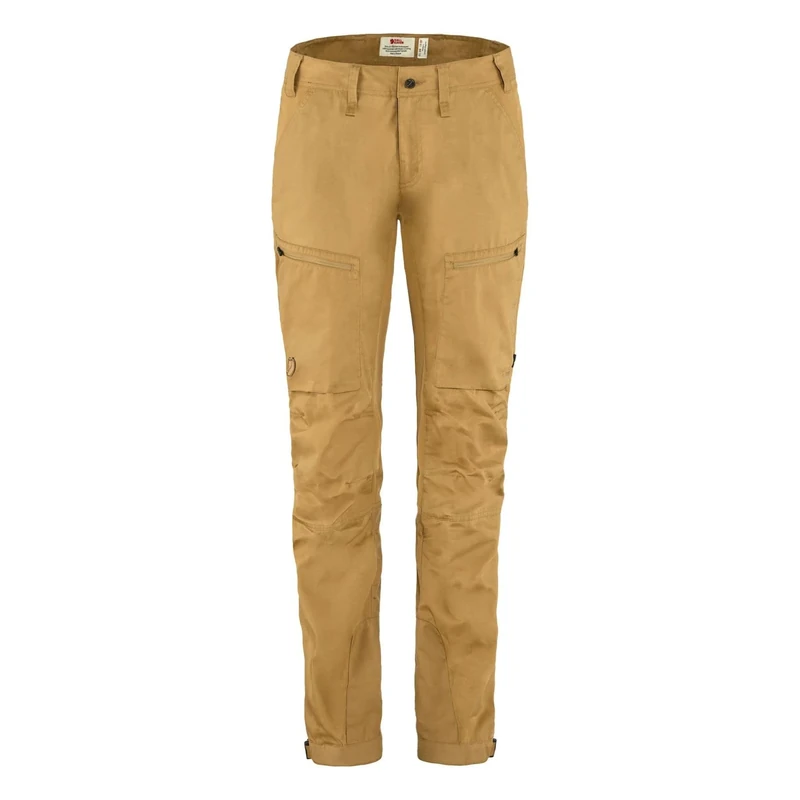 Fjallraven 89583-232 Abisko Lite Trekking TRS W Reg Pants Women's Buckwheat Brown Size 40