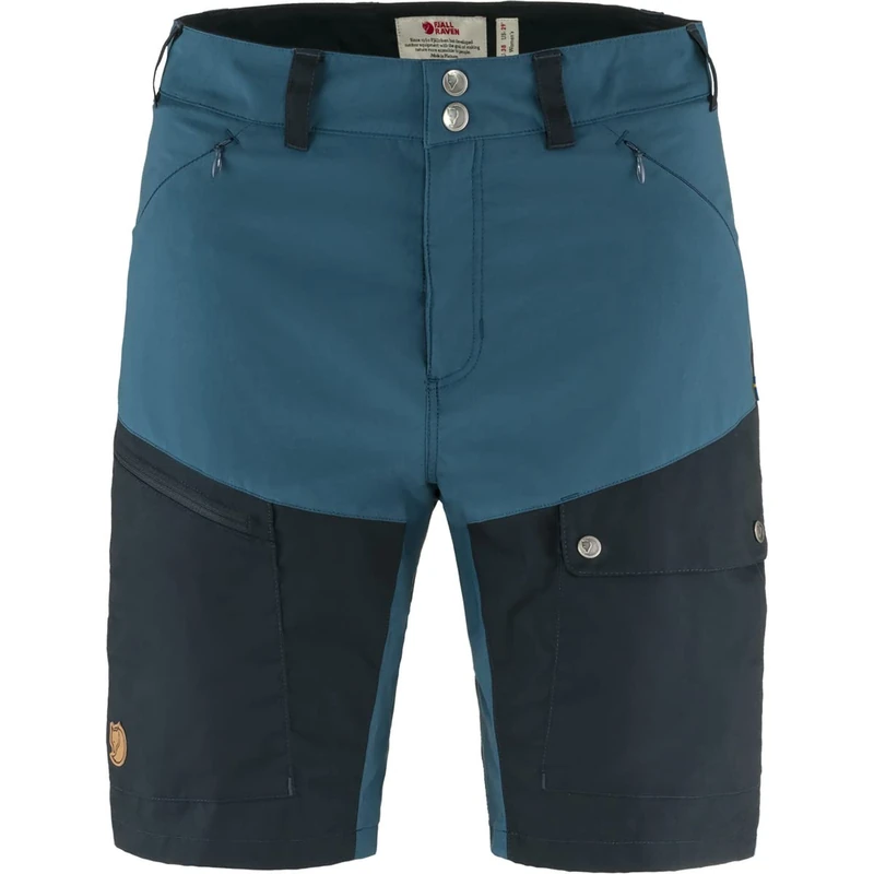 Fjallraven 89857-534-555 Abisko Midsummer Shorts W Shorts Women's Indigo Blue-Dark Navy Size 36