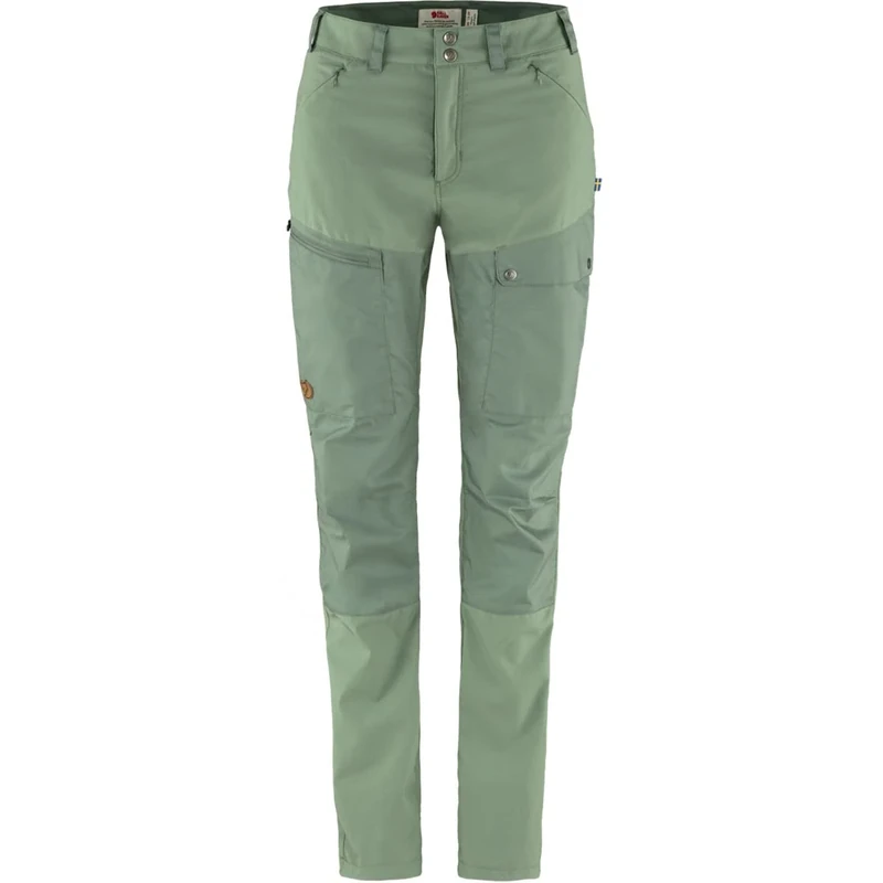 Fjallraven 89827-613-614 Abisko Midsummer TRS W Reg Pants Women's Jade Green-Patina Green Size 46