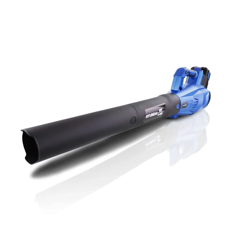 Hyundai 40V Cordless Leaf Blower, 132mph Air Speed, Lightweight, Li-Ion Battery Powered Garden Blower with Battery & Charger, Variable Airspeed & 3 Year Warranty