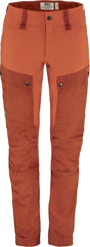 Fjallraven 89898S-321-333 Keb Trousers W Short Shorts Women's Cabin Red-Rowan Red Size 42