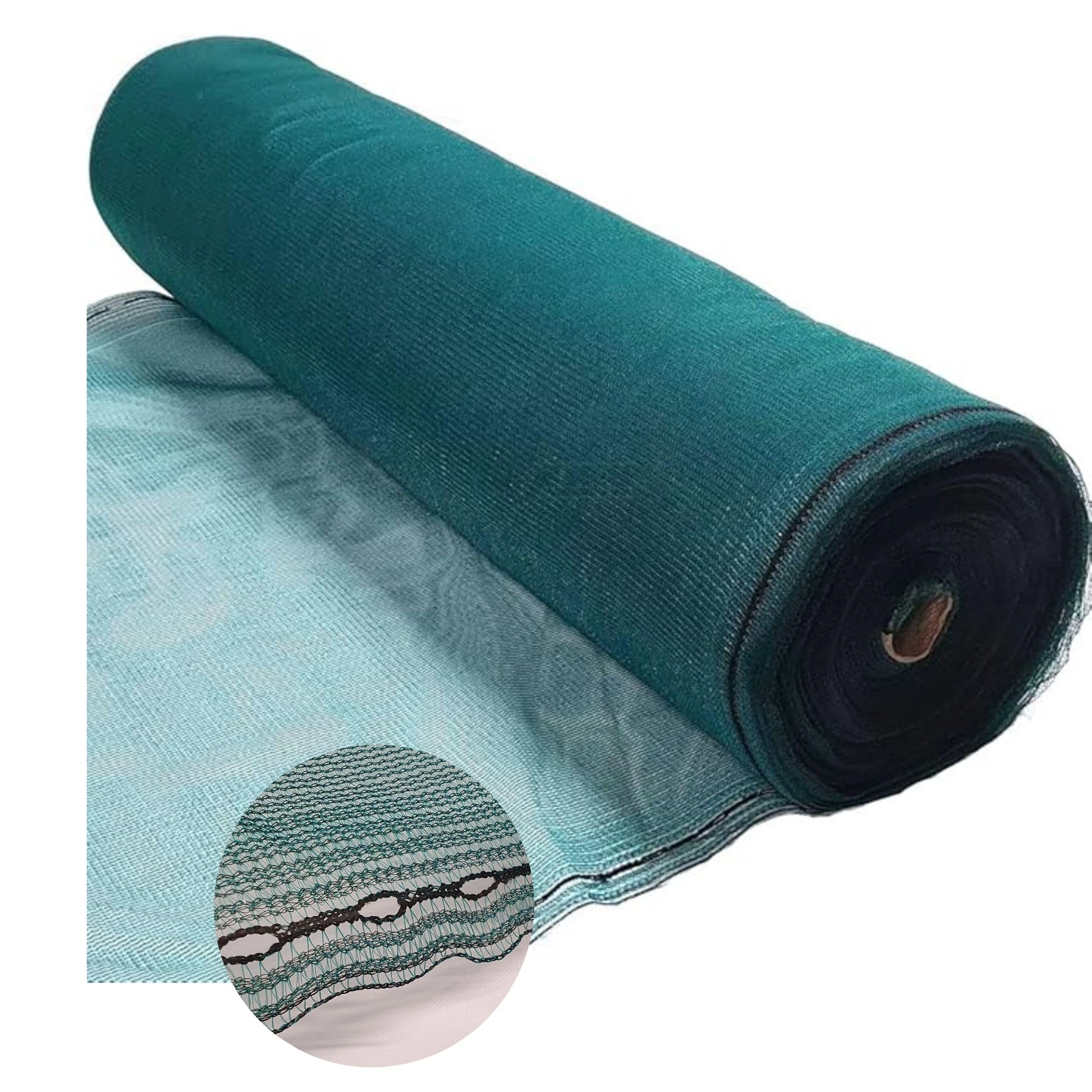 Windbreak Netting, Green Net For Garden - 50% Wind Reduction - 40% Shade With Eyelets - Garden Privacy Netting For Plant Protection, Heavy Duty Windbreak - Ideal For Greenhouses (50m, 1m)