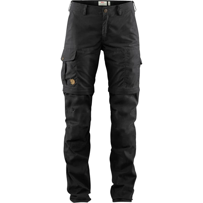 FJALLRAVEN Karla Pro Zip-Off Trousers W Dark Grey