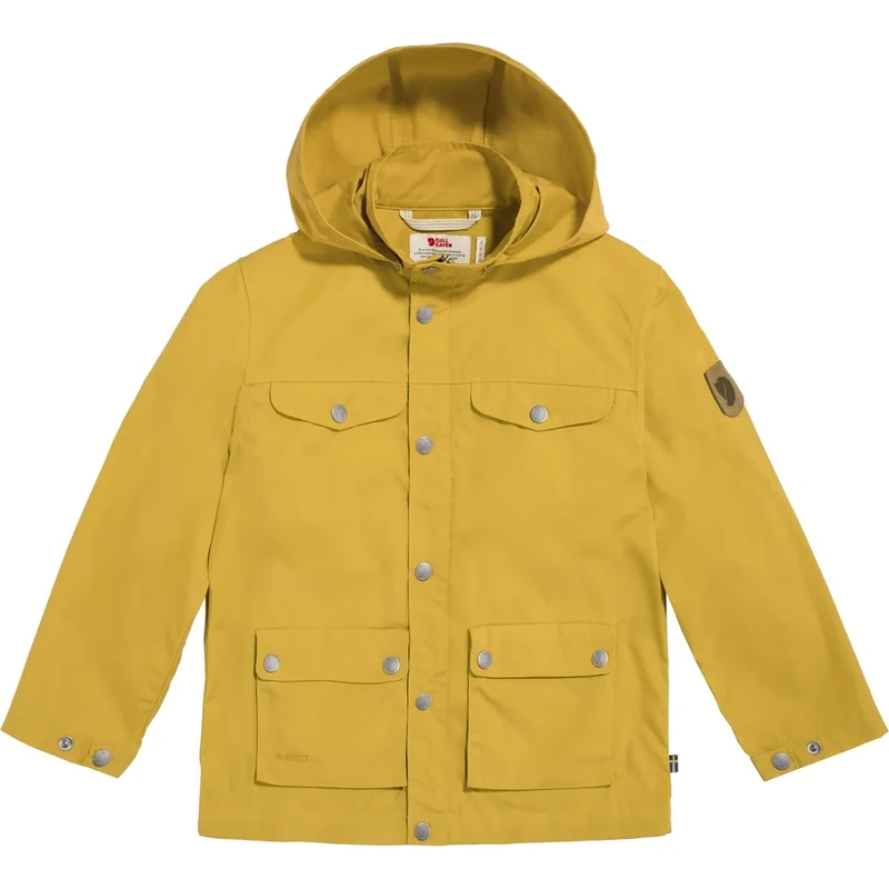Fjallraven 80603-161 Kids Greenland Jacket Jacket Unisex Kids Mustard Yellow Size 134