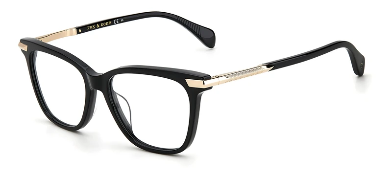 rag & bone Women's Rnb3046/G Sunglasses, Black, UK 40 - Image 1