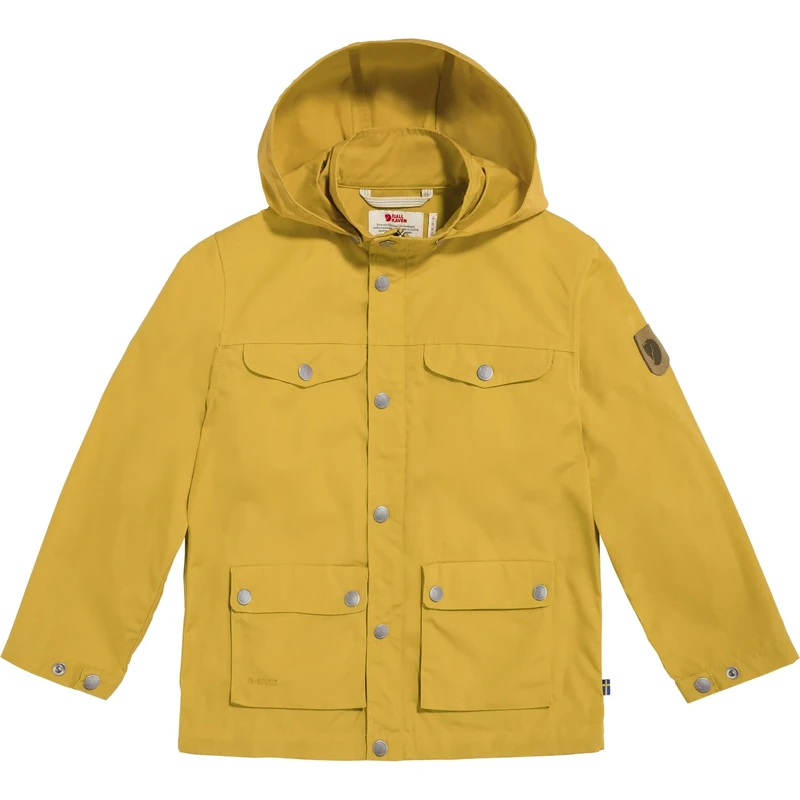 Fjallraven 80603-161 Kids Greenland Jacket Jacket Unisex Kids Mustard Yellow Size 158