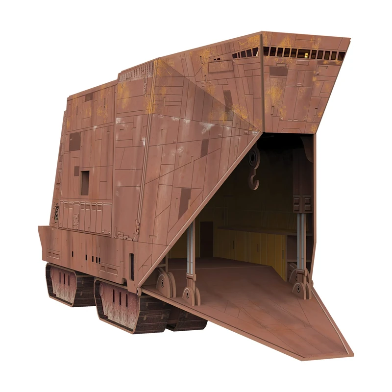 University Games Star Wars: The Mandalorian Sandcrawler Model Kit, Brown, (U08560)