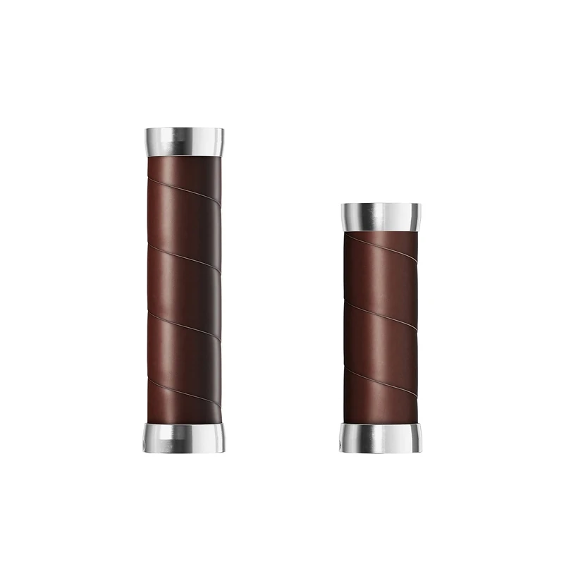 Brooks Slender Leather Grips (100 + 130 mm) - Antic Brown-New22 Unisex Adult Handle - Brown - Standard