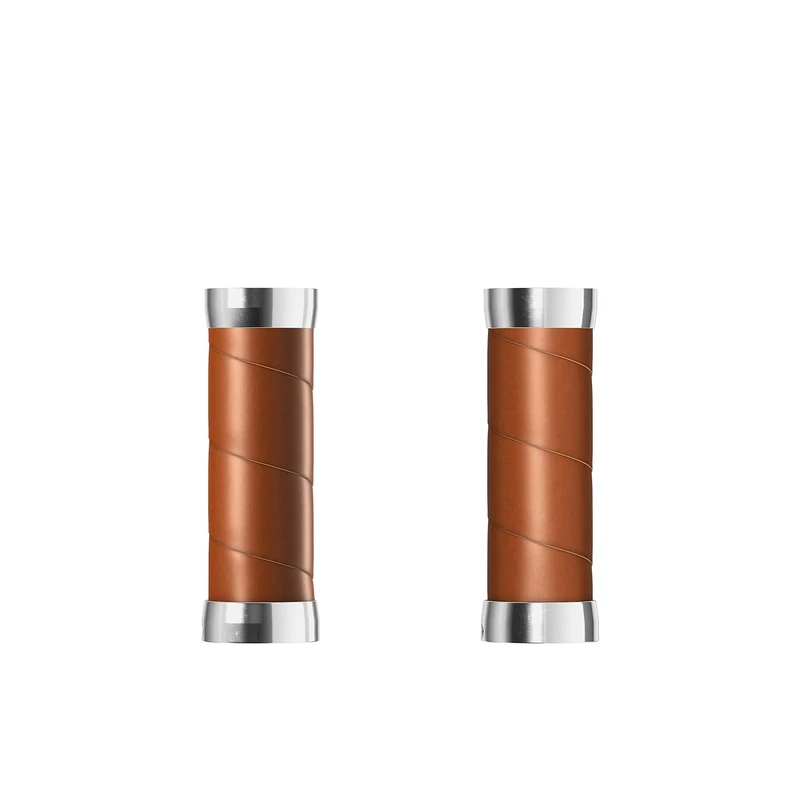 Brooks Slender Leather Grips (100+100 mm) -Honey-New22 Unisex Adult Handle, Bronze, Standard