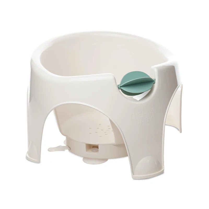 Thermobaby Aquafun Bath Ring for Babies - White and Blue