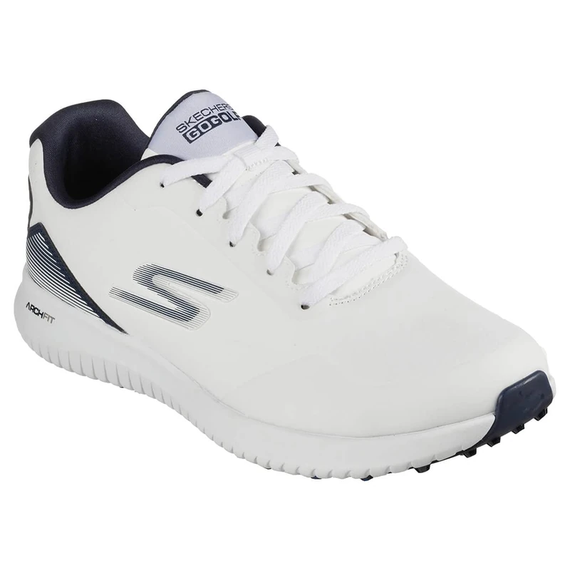Skechers Mens Go Golf Max 2 Golf Shoes - White/Navy - UK 7 - Image 1