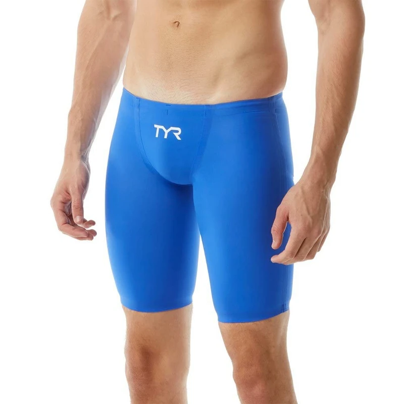 TYR Men's Invictus Solid Jammer One Piece Swimsuit, Royal, 24