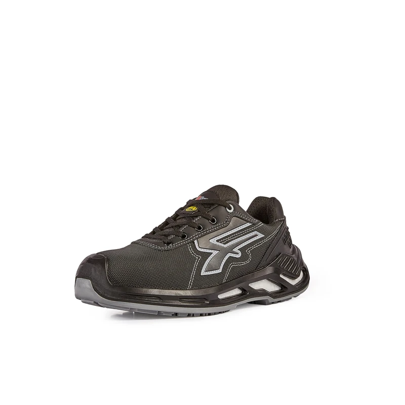 U-POWER ZORBI, Safety Shoes, Lightweight Anti Puncture Unisex Trainers, Bast Sole, Infinergy Insert, with Aluminium Toe Caps (Black Blue 46)