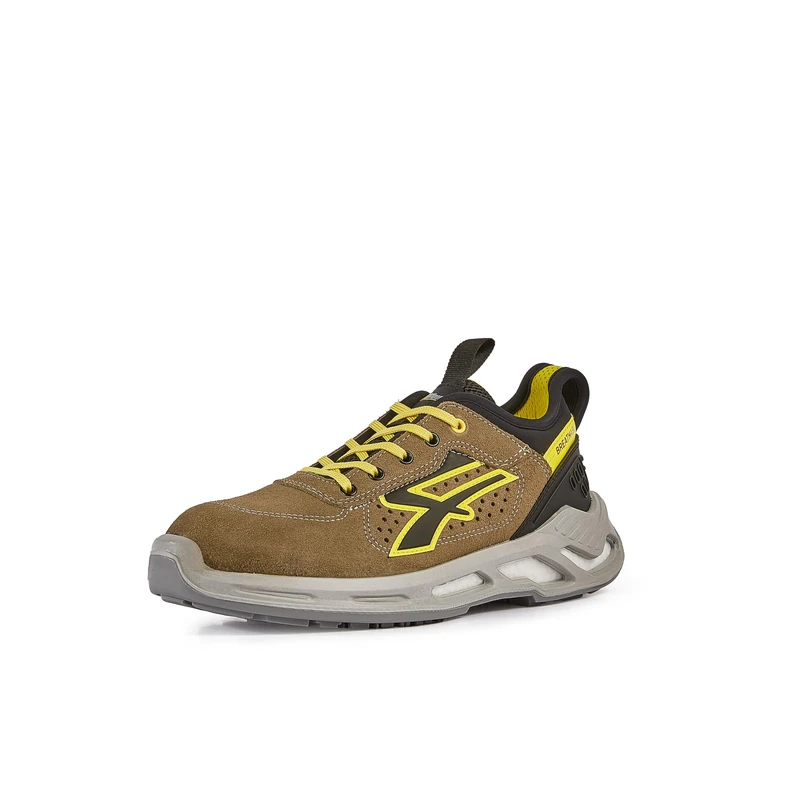 U-POWER | Scarpe Antinfortunistiche Basse Curry S ESD S1PS FO SR, Puntale Alluminio, Antiperforazione Tessile No Metal