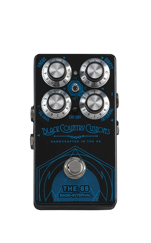 Laney Black Country Customs The 85 Interval Boutique Bass Effect Pedal, (BCC-T85). Bass Guitar Pedal with Octave Up, Two Octaves Down, Perfect 5th Up.