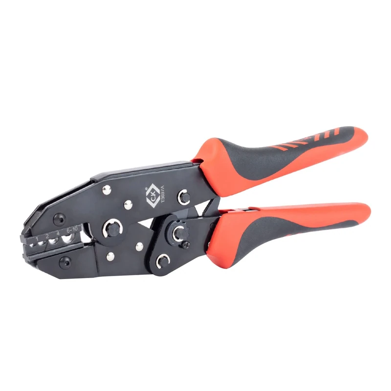 Ratchet Crimping Pliers for Uninsulated Terminals 1.5-10mm²