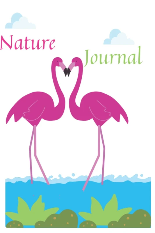 Nature Journal: Flamingo theme KDP for Kids (120 pages) - Image 1