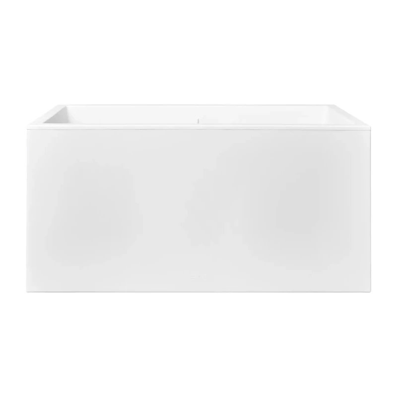 elho Vivo Next Long 60 - Large Planter for Indoor & Outdoor - 100% Recycled Plastic - L 59.0 x H 29.2 cm - White/White