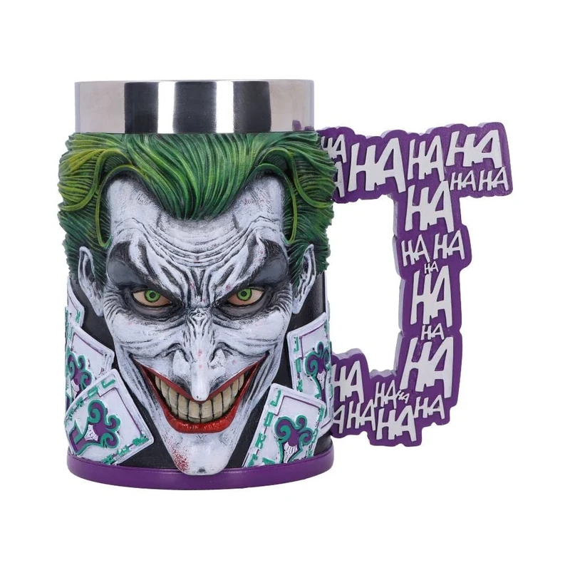 Nemesis Now Officially Licensed The Joker Tankard, Purple, 15.5cm, Resin